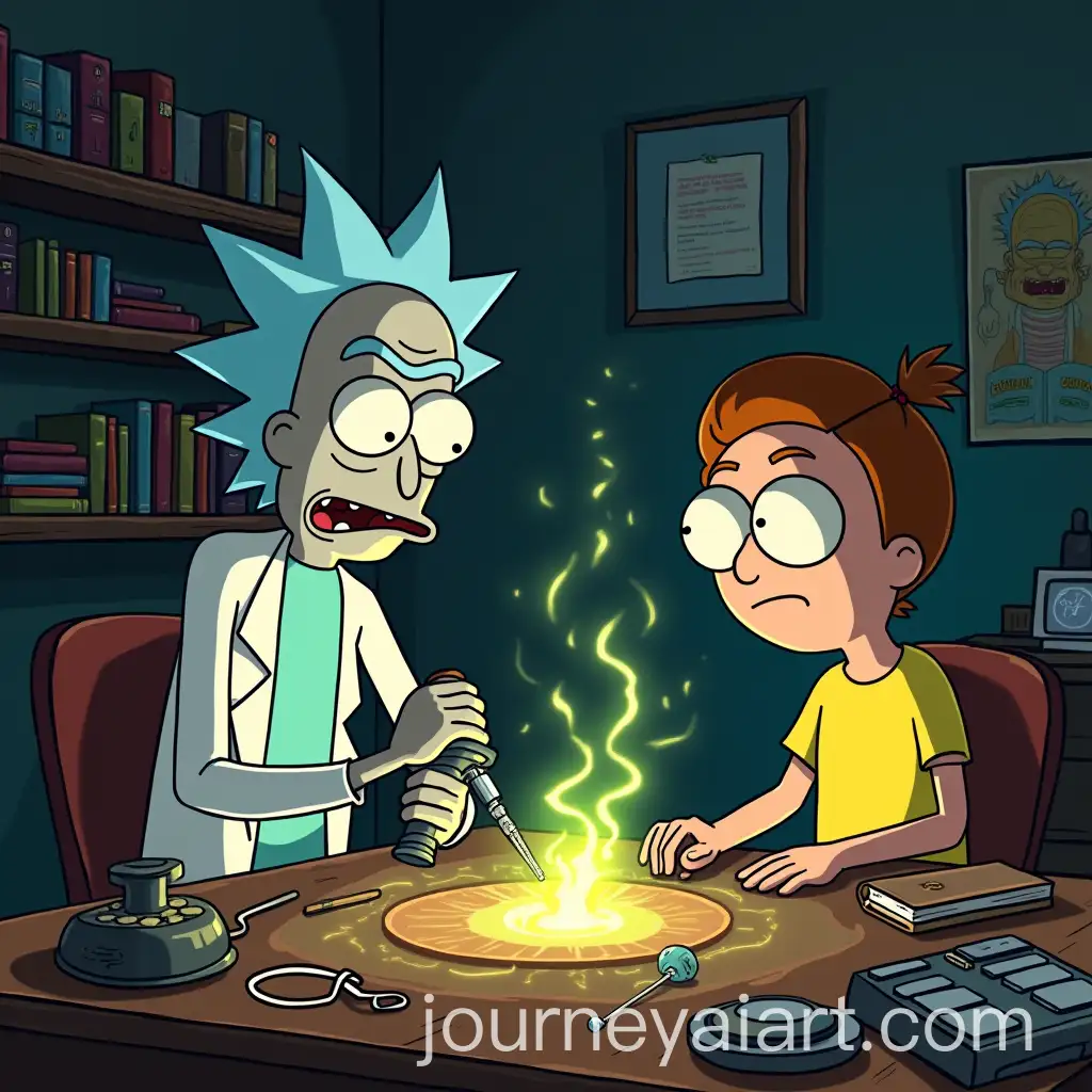 Soldering-Rick-and-Morty-Together-in-11-Aspect-Ratio