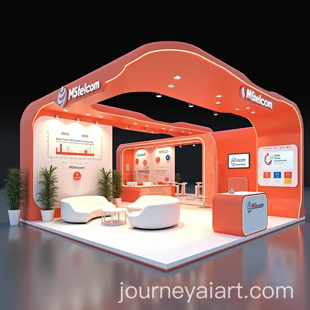 Modern-and-Elegant-Exhibition-Stand-for-MSTelcom-at-Trade-Fair