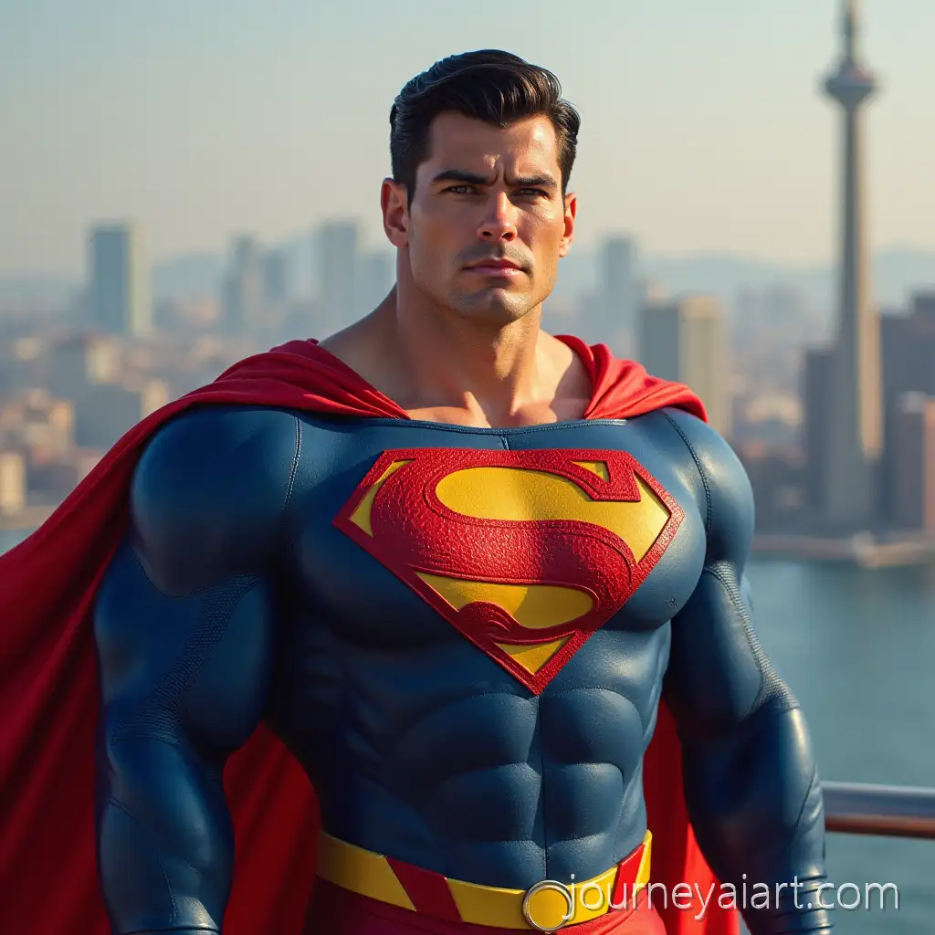 Superhero-Flying-Above-City-Skyline-in-Dynamic-Action-Pose