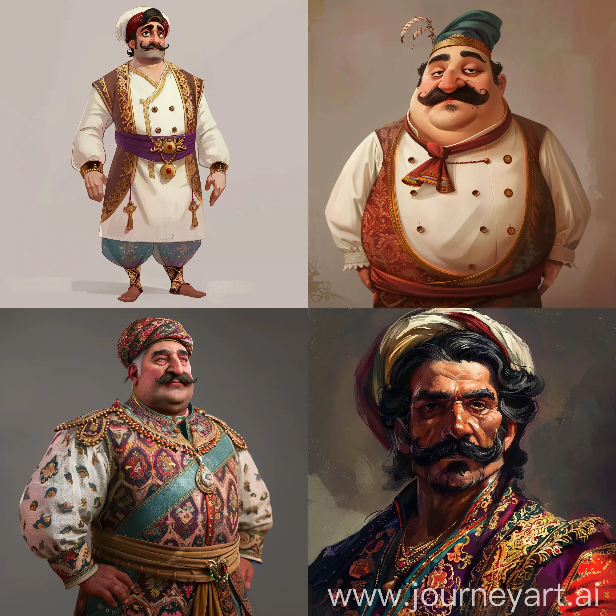 Qajar-Chef-Character-for-Iranian-Traditional-Restaurant