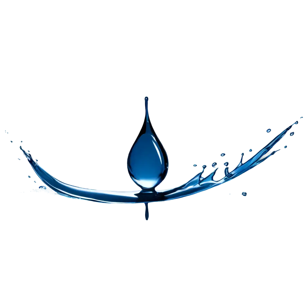 Stunning-PNG-of-a-Cartoon-Water-Drop-Split-by-a-Black-Katana-Perfect-for-Creative-Projects