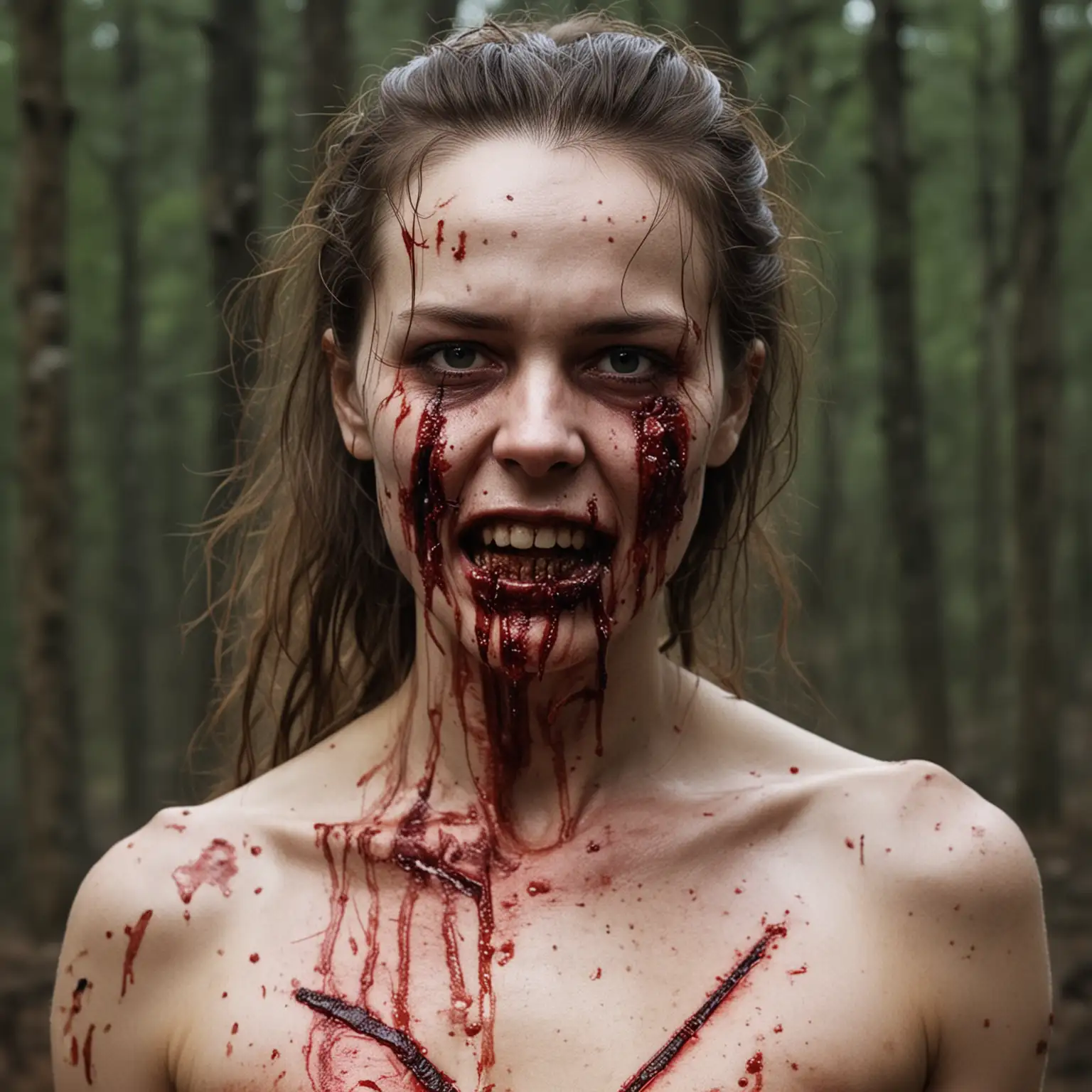 Female-Cannibal-in-Dark-Forest