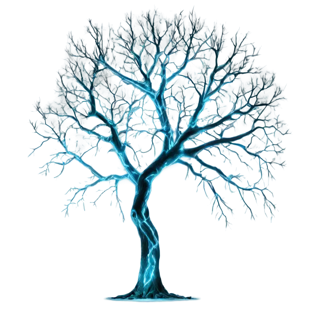 Mystical-Bioluminescent-Tree-PNG-A-Stunning-Element-for-Fantasy-Art-and-Design