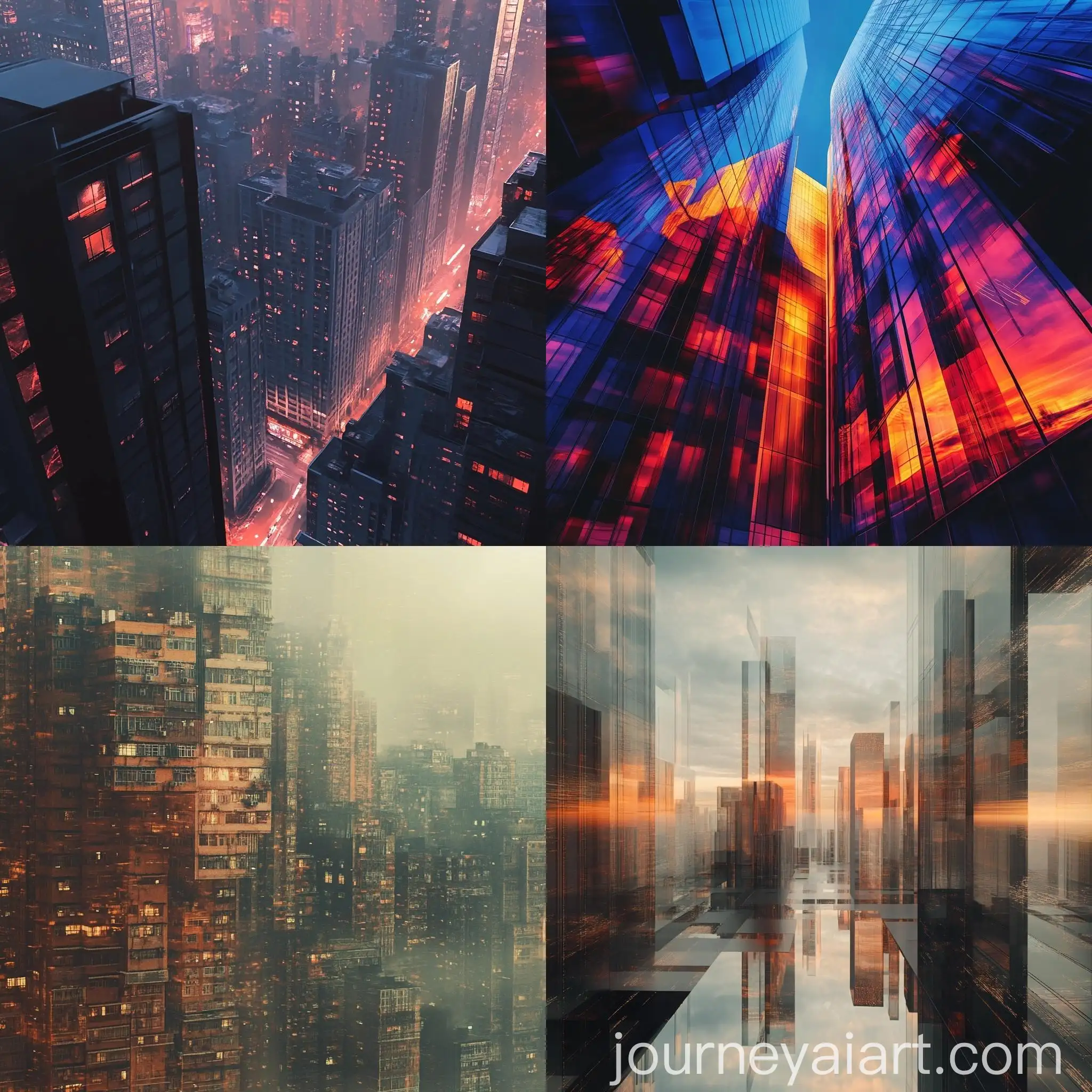 High-Resolution-Realistic-Abstract-Cityscape-with-Buildings