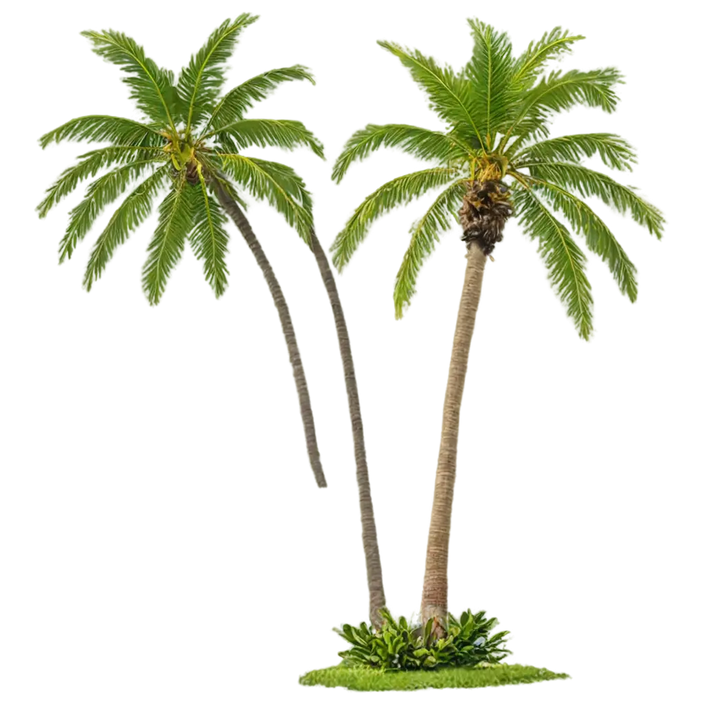 Tropical palm tree