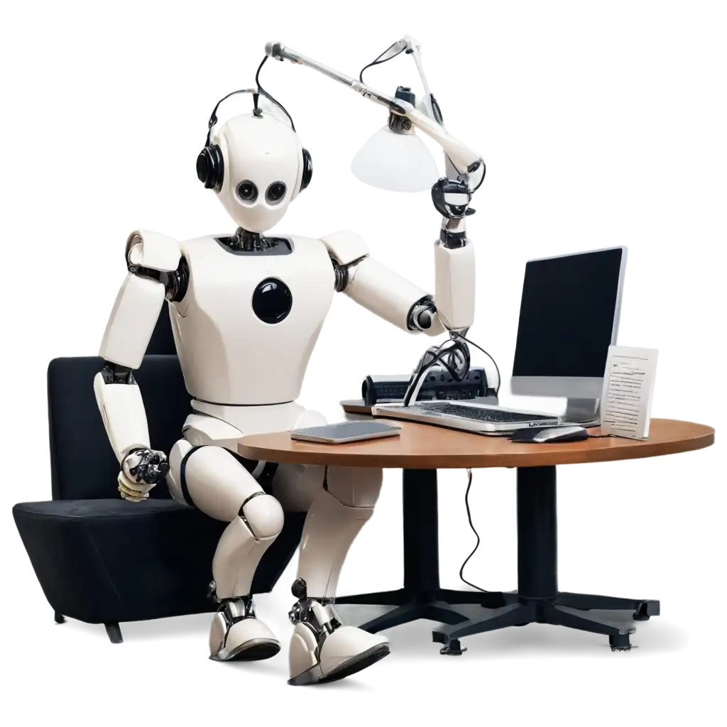 Robot-Creating-an-Audiobook-in-Povo-Studios-PNG-Image-for-Creative-Projects