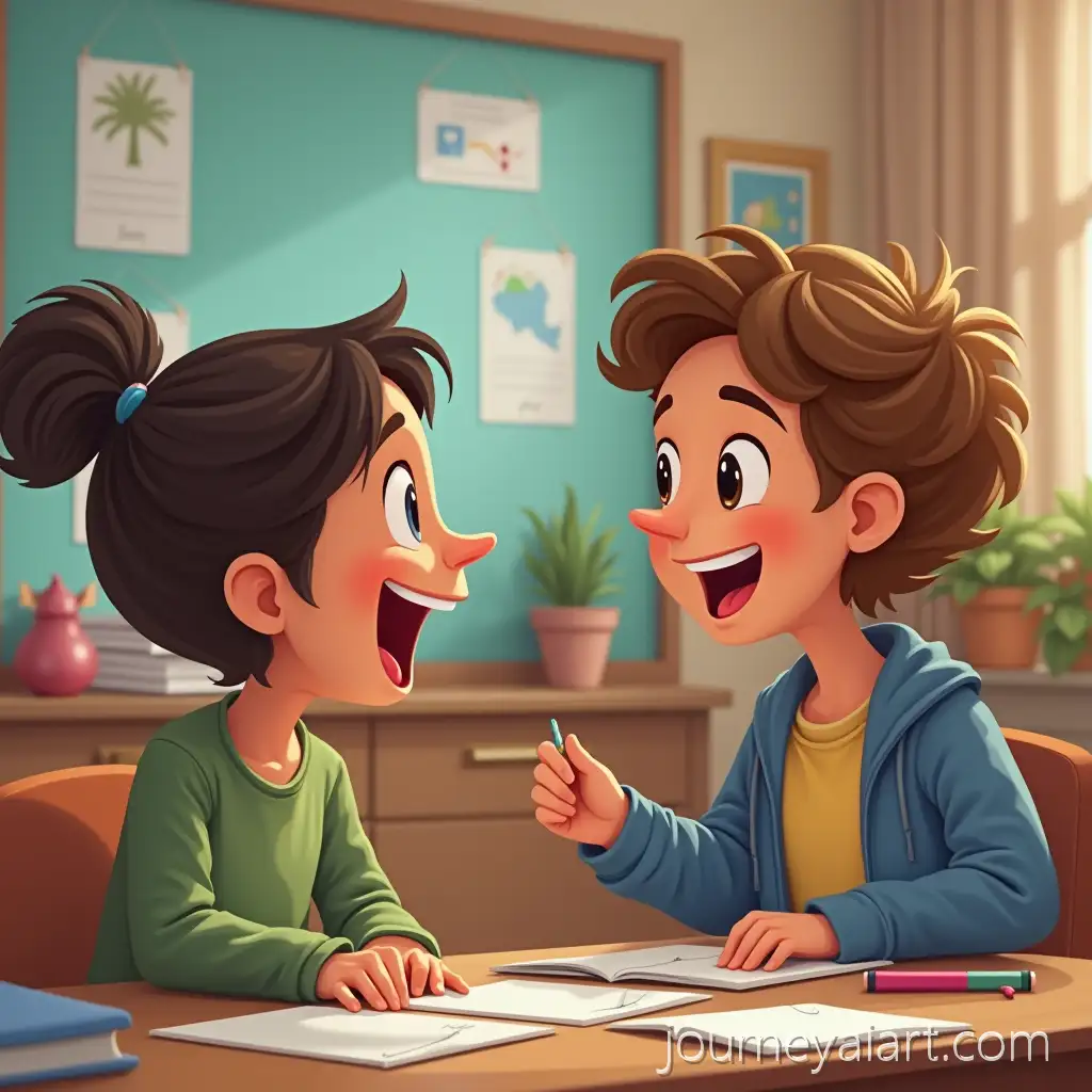 Children-LearningAI-Art-Prompt-Expansion-English-in-an-Interactive-Classroom-Setting