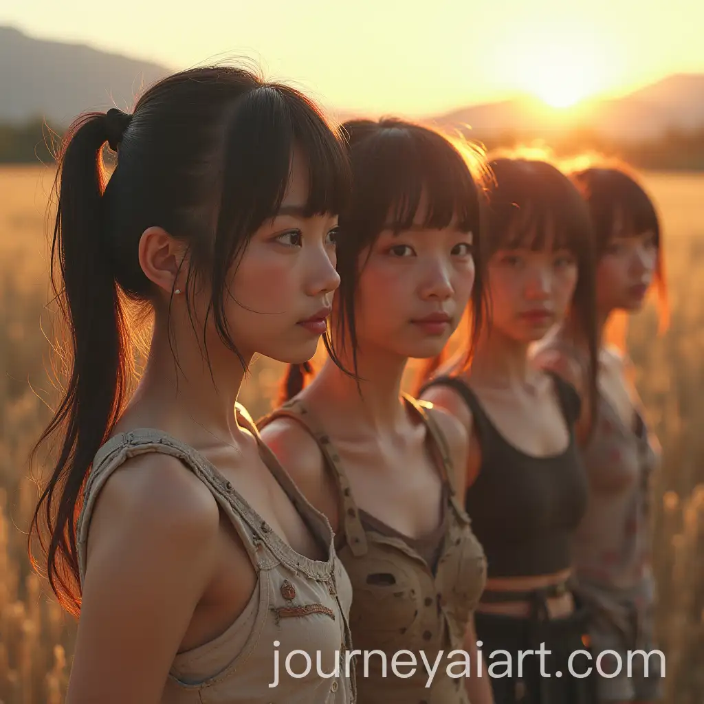 FourAI-Image-Prompt-Expansion-Cute-Asian-Girls-in-Broken-Clothes-Surrounded-by-PostApocalyptic-World-with-Surprised-Giggles