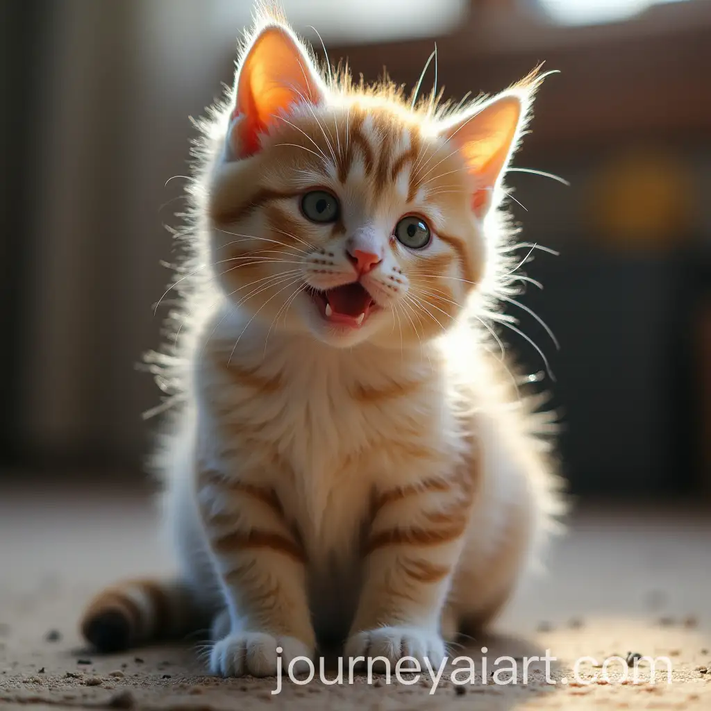 Curious-Cat-Sitting-in-a-Square-Frame
