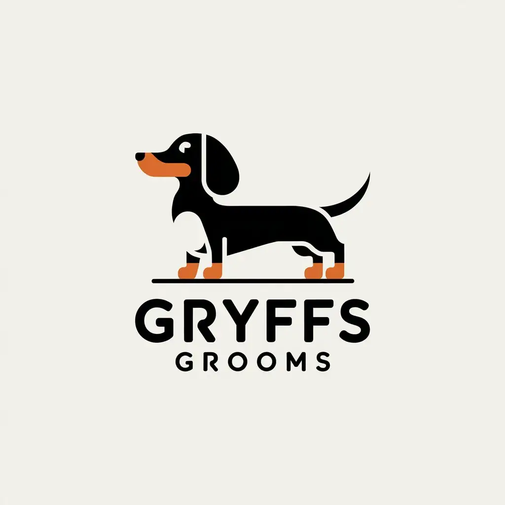 LOGO Design for Gryffs Grooms Dachshund Symbol for Animal Pet Industry