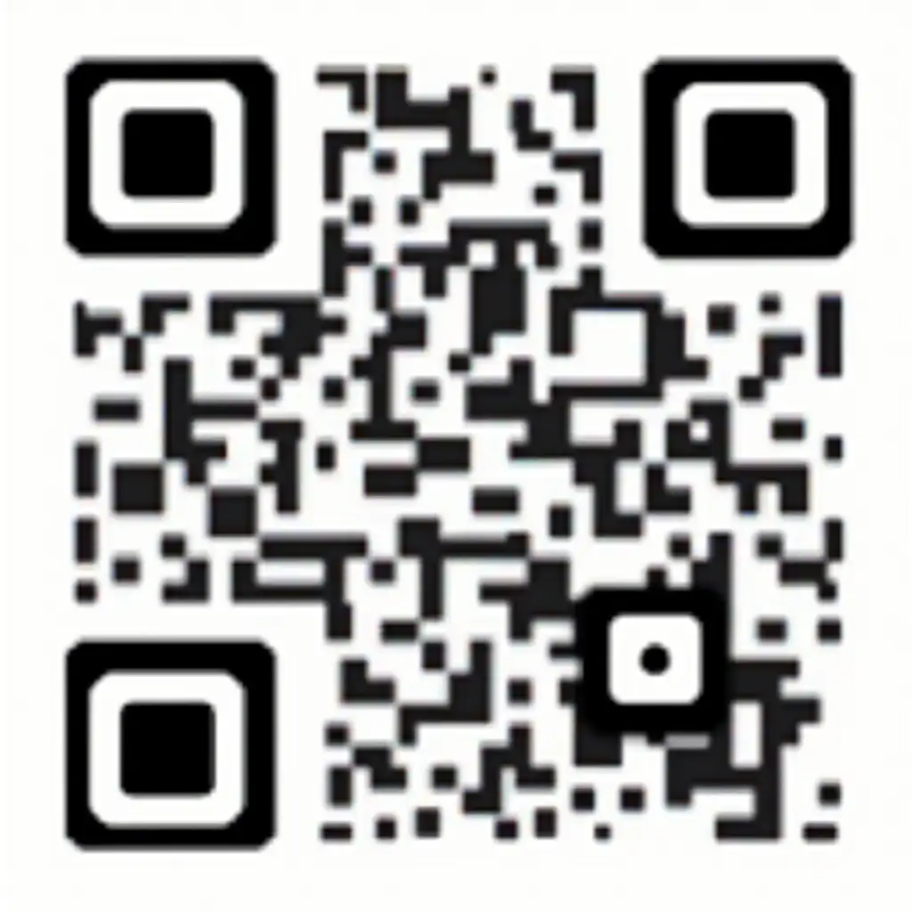 simple square QR code