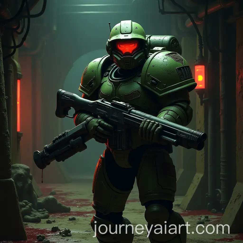 Doomguy-in-Menacing-Industrial-Moon-Station