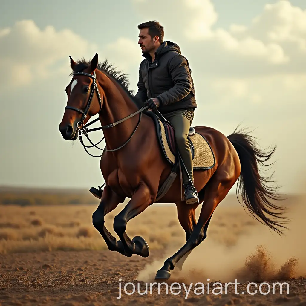 Majestic-Horse-in-a-Serene-Landscape