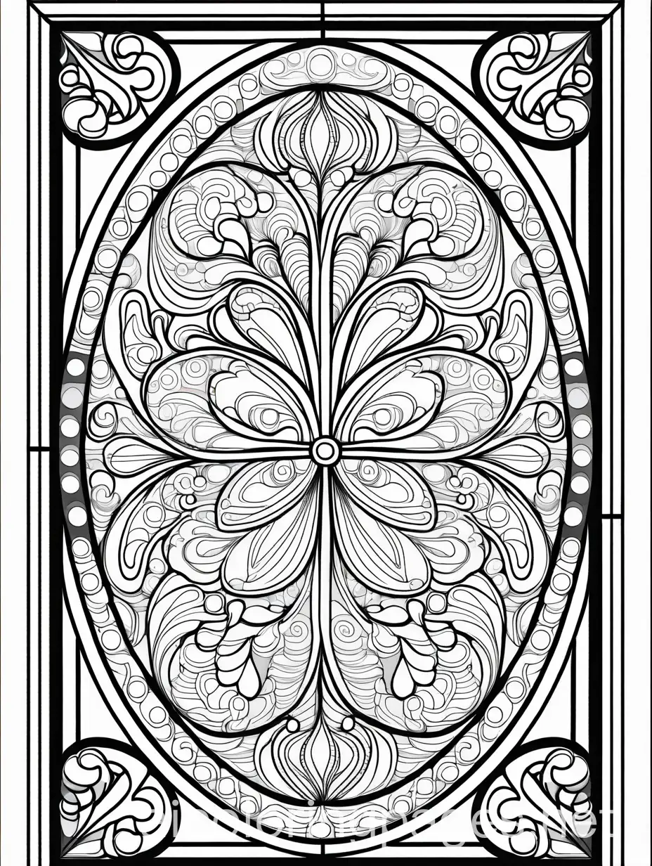 Stained-Glass-Style-Paisley-Coloring-Page-with-Ample-White-Space