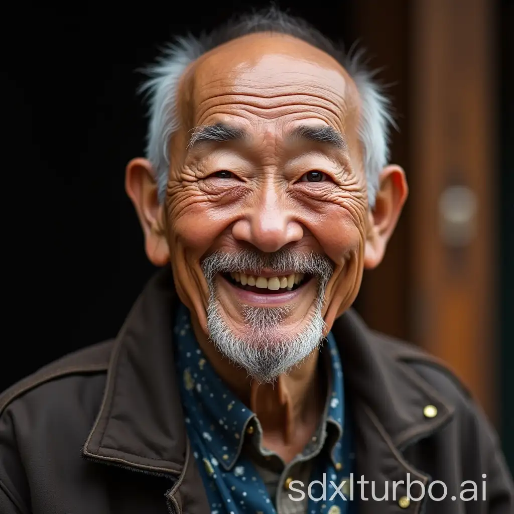 Elderly-Chinese-Man-Smiling-Joyfully