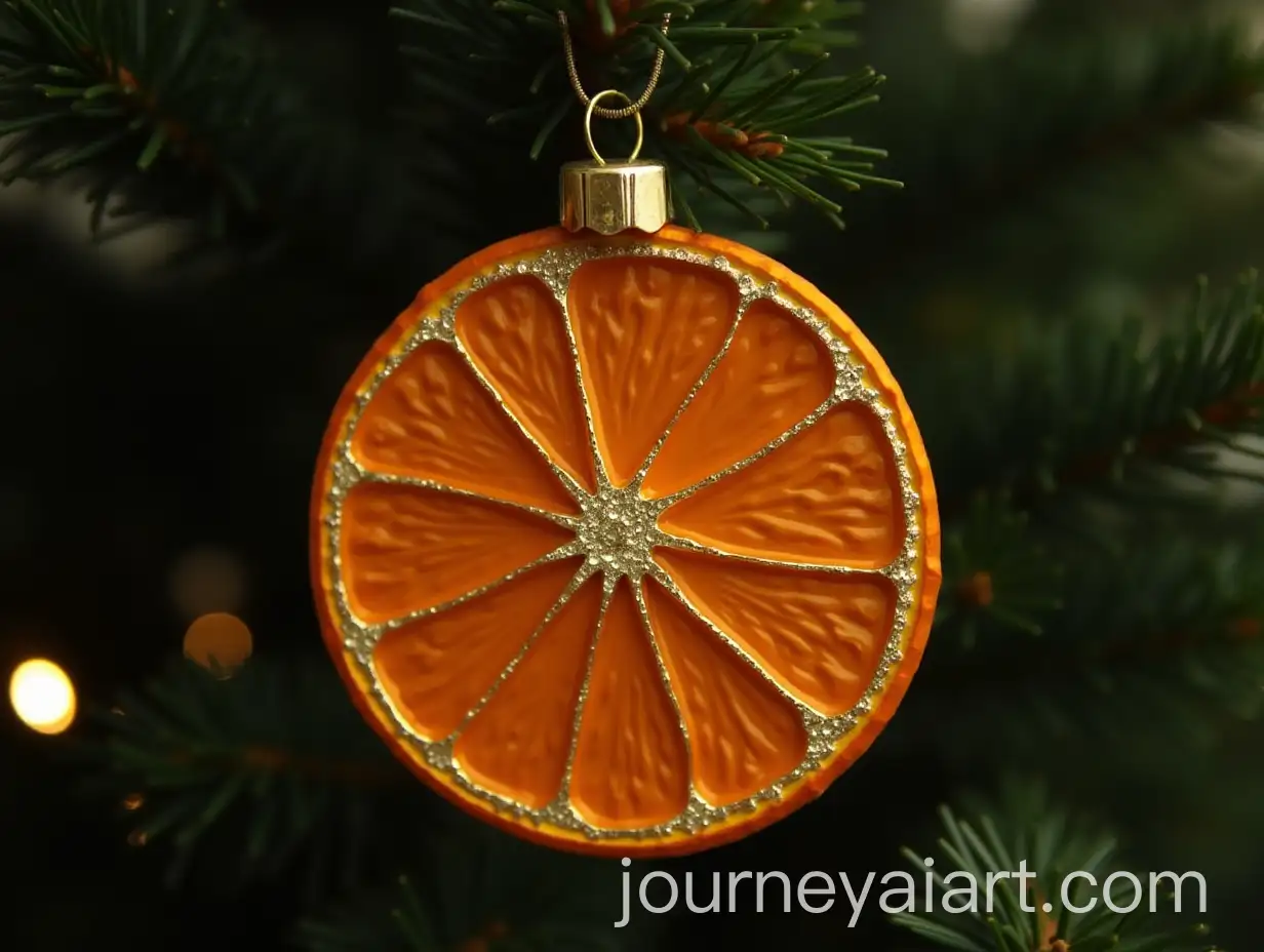 Shining-Orange-Metallized-Slice-Christmas-Tree-Decoration