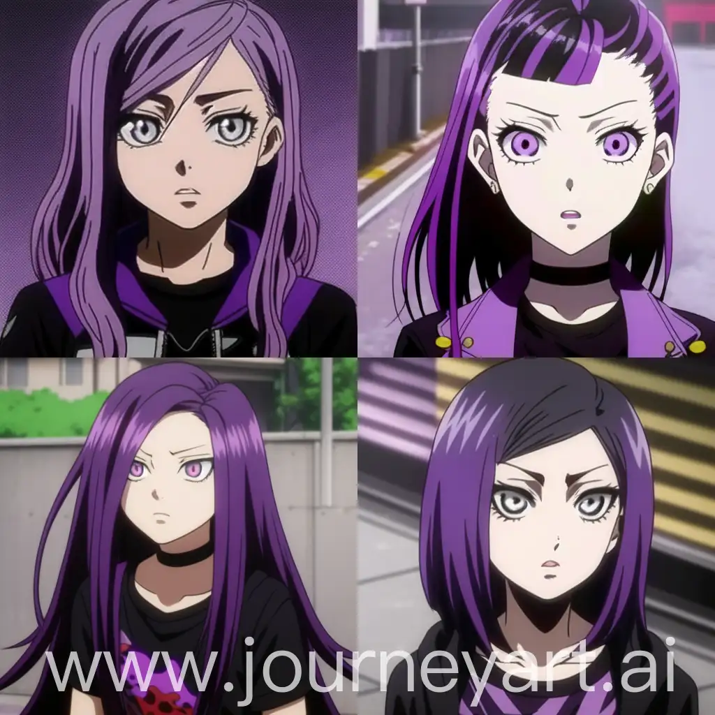 Tokyo-Revengers-Anime-Girl-with-Long-Black-and-Purple-Ombr-Hair