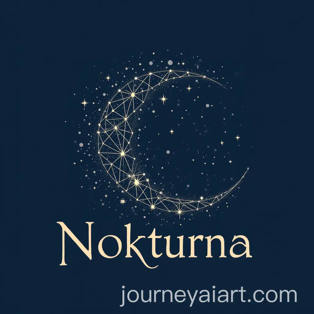 Mystical-Celestial-Logo-Design-for-Airbnb-Apartment-Nokturna