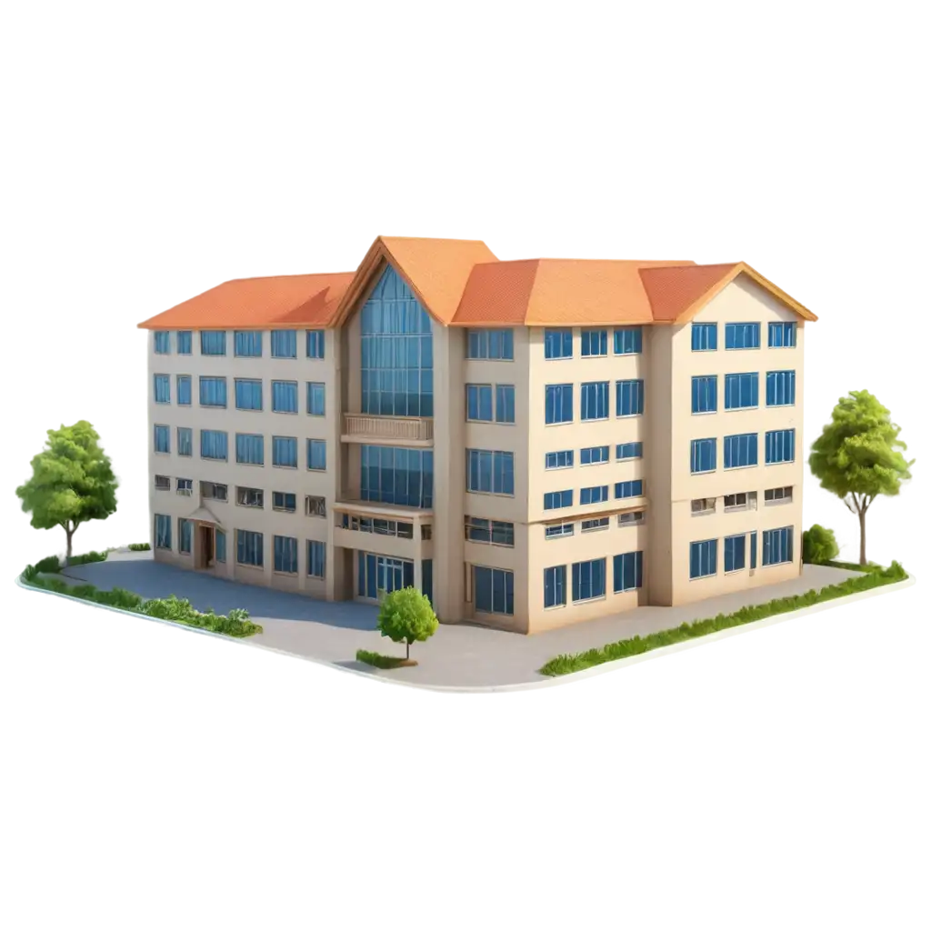 HighQuality-School-Building-3D-Model-PNG-Image-for-Versatile-Applications