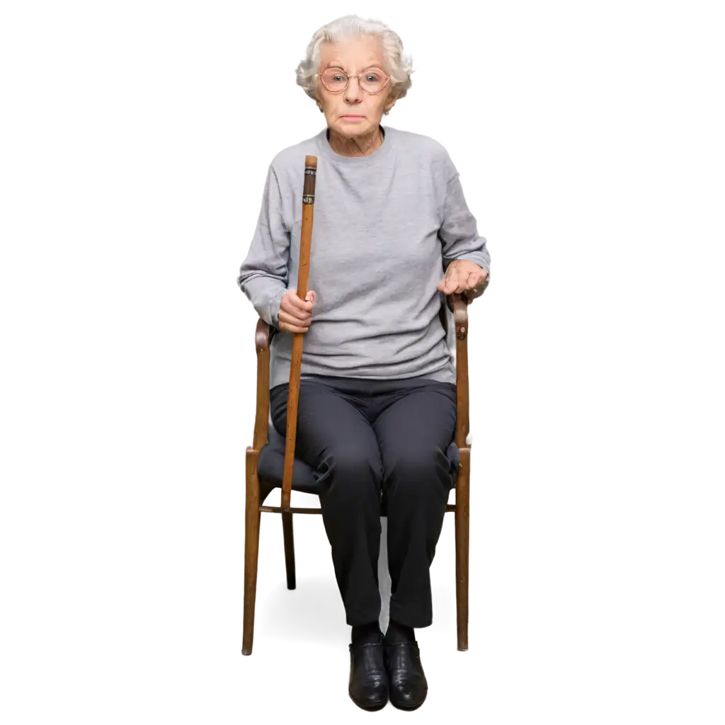 HighQuality-PNG-Image-of-an-Elderly-Person-Sitting-with-Cane