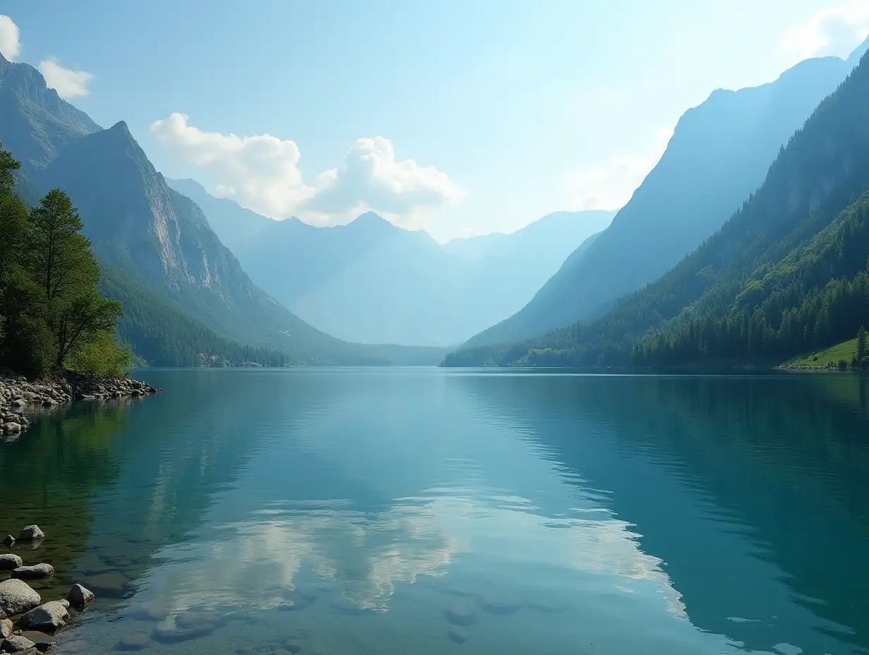 Amazing morning view of Jasna lake. Wonderful summer scene of Julian Alps, Gozd Martuljek location, Slovenia, Europe. Wonderful landscape of Triglav National Park. Traveling concept background.