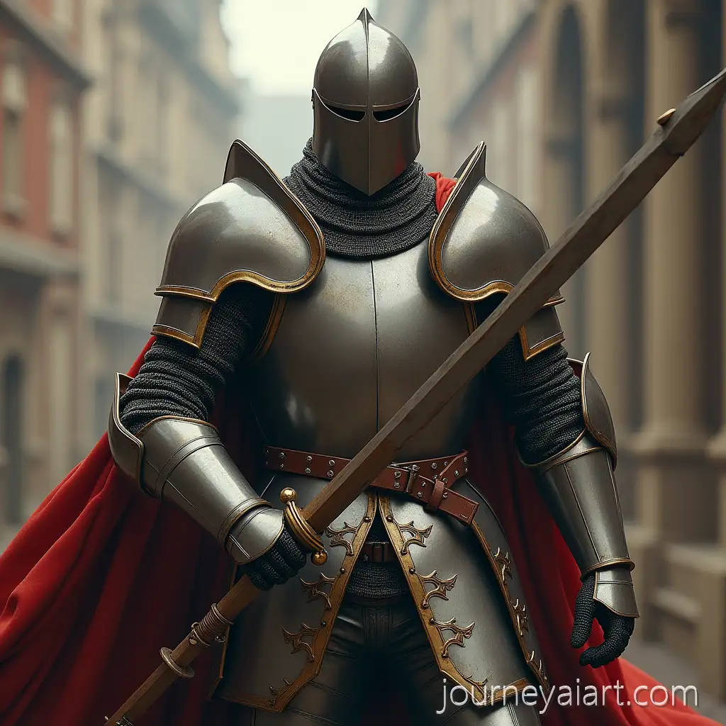 Medieval-Knight-in-Armor-Ready-for-Battle