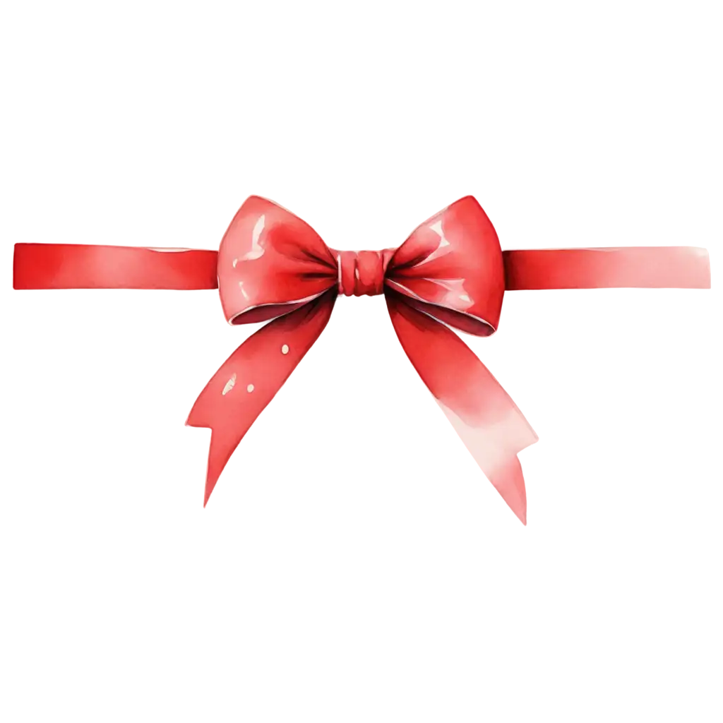 Stunning-Watercolor-Red-Bow-PNG-Image-for-Creative-Projects