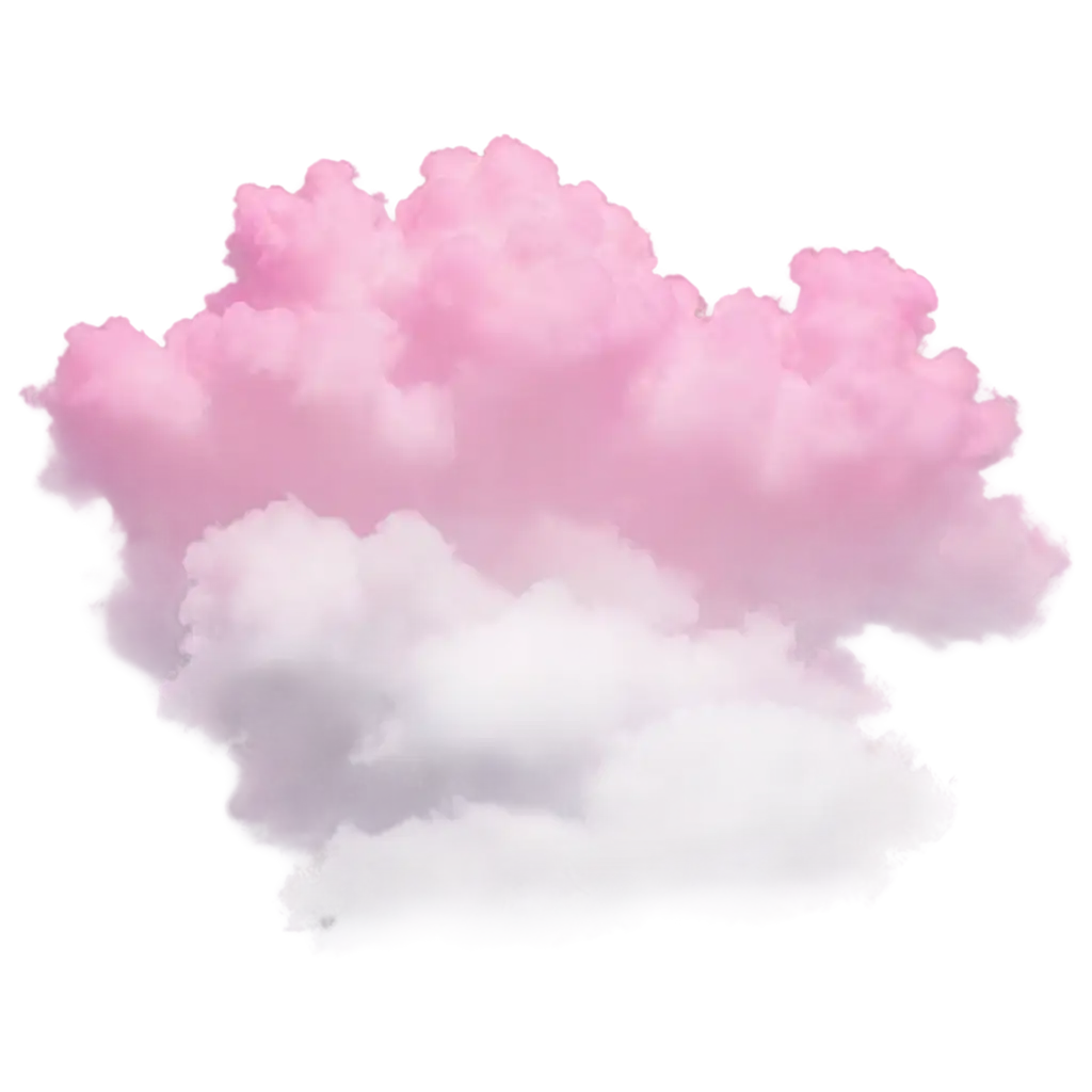 Beautiful-Cloud-Tending-to-Pink-and-White-HighQuality-PNG-Image-for-Various-Uses