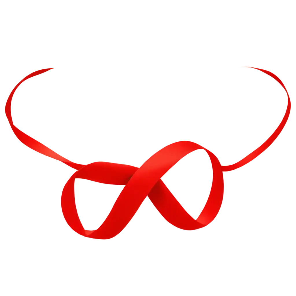 Elegant-Red-Ribbon-Wave-Knot-PNG-Enhance-Your-Visual-Projects