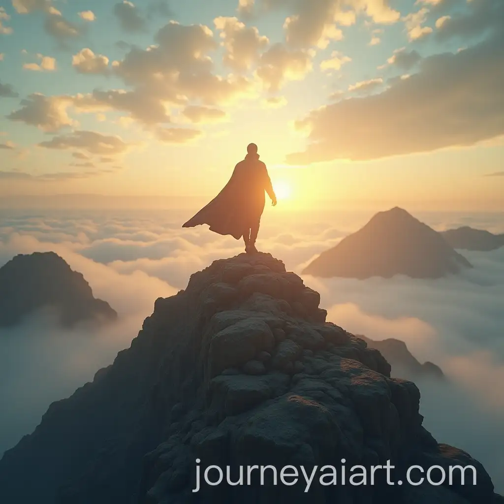 Majestic-God-Walking-on-a-Mountain-Peak