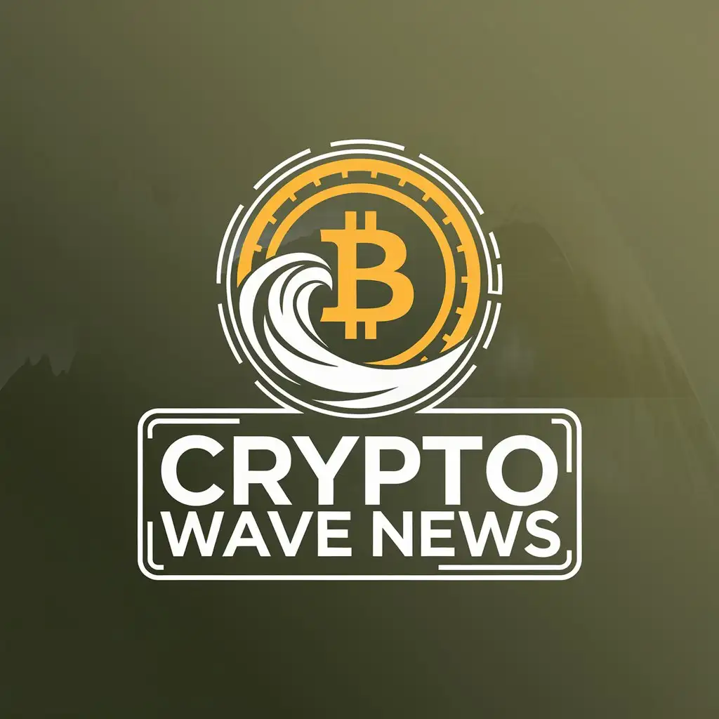 LOGO Design for Crypto Wave News Vector Style with Bitcoin Crypto and  Trading Hunter Theme | AI Logo Maker