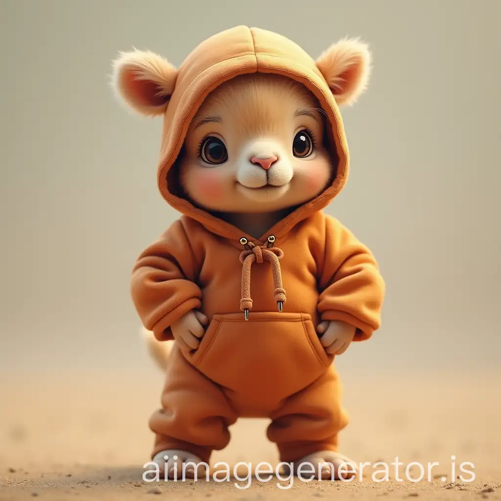 Adorable-Baby-Camel-Wearing-Sports-Outfit