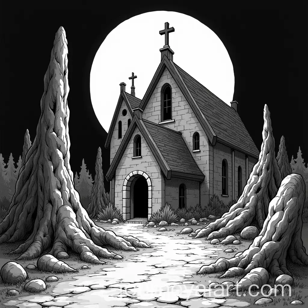Dark-Fantasy-Manga-Church-Scenery-with-Intense-Atmosphere