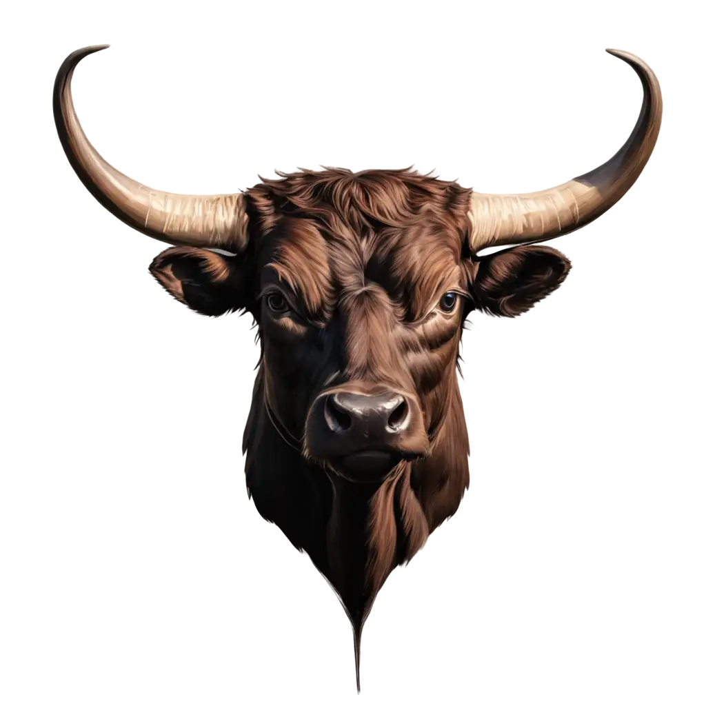 Vectorial-Bull-Head-PNG-Image-HighQuality-Scalable-Artwork-for-Multiple-Applications