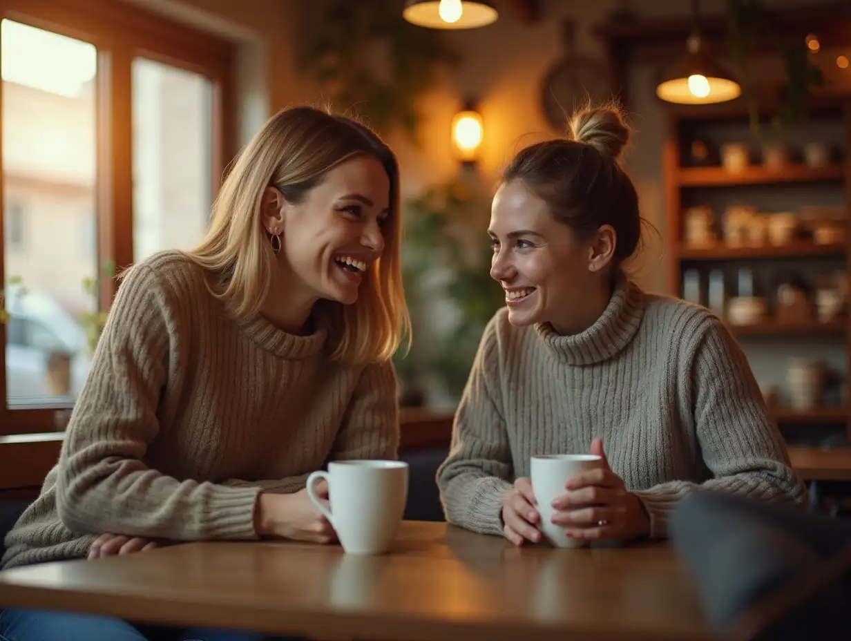 Parents-Sharing-a-Heartfelt-Conversation-in-Cozy-Coffee-Shop