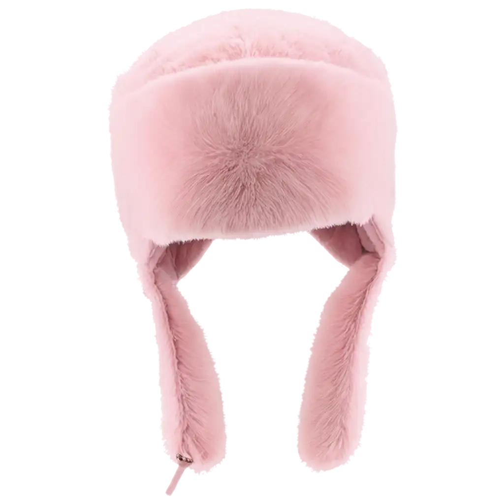 Pink-Color-Ushanka-Hat-PNG-HighQuality-Transparent-Image-for-Versatile-Use