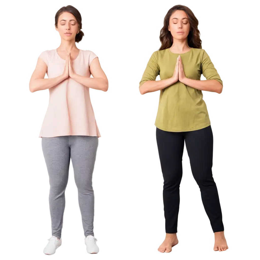 Women-Doing-Yoga-in-Modest-Clothing-PNG-Image-for-Clear-and-HighQuality-Representation