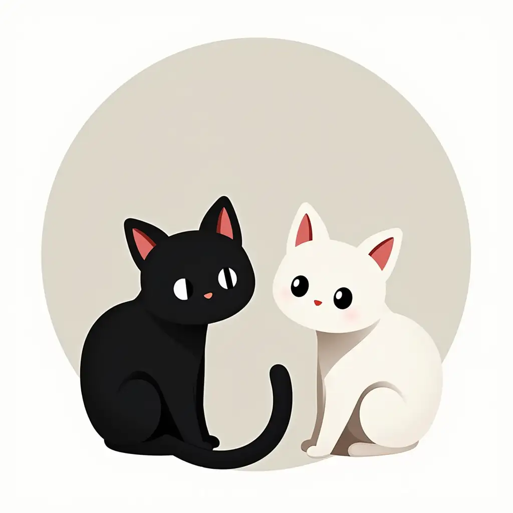 Minimalistic-Yin-Yang-Cats-Circle-Black-and-White-Harmony