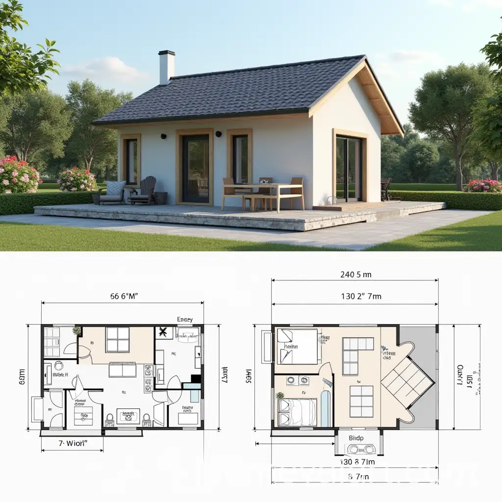 Modern-Cabin-House-Design-3D-Exterior-Interior-and-Floor-Plan