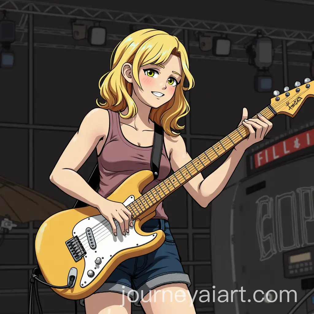 Ellie-Williams-Playing-Guitar-in-The-Last-of-Us-Fan-Art