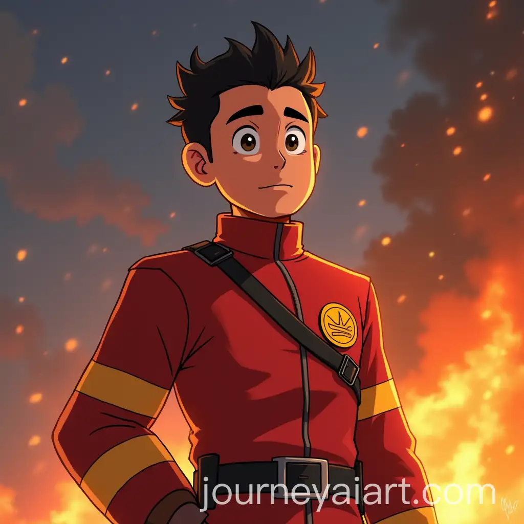 Anime-Style-Avatar-of-a-Fireman-Guy