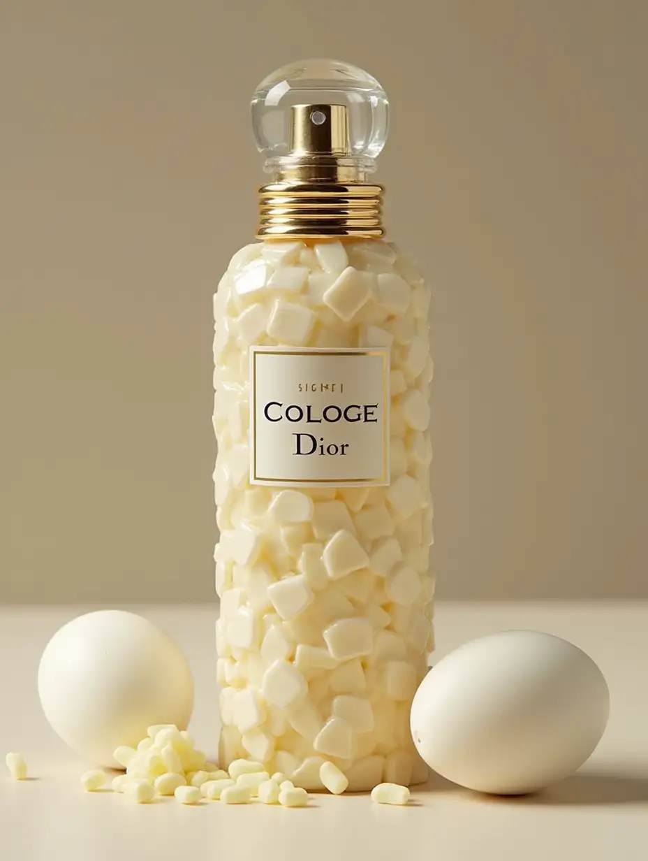 This is a joke, design a Dior cologne with the scent of eggs.
