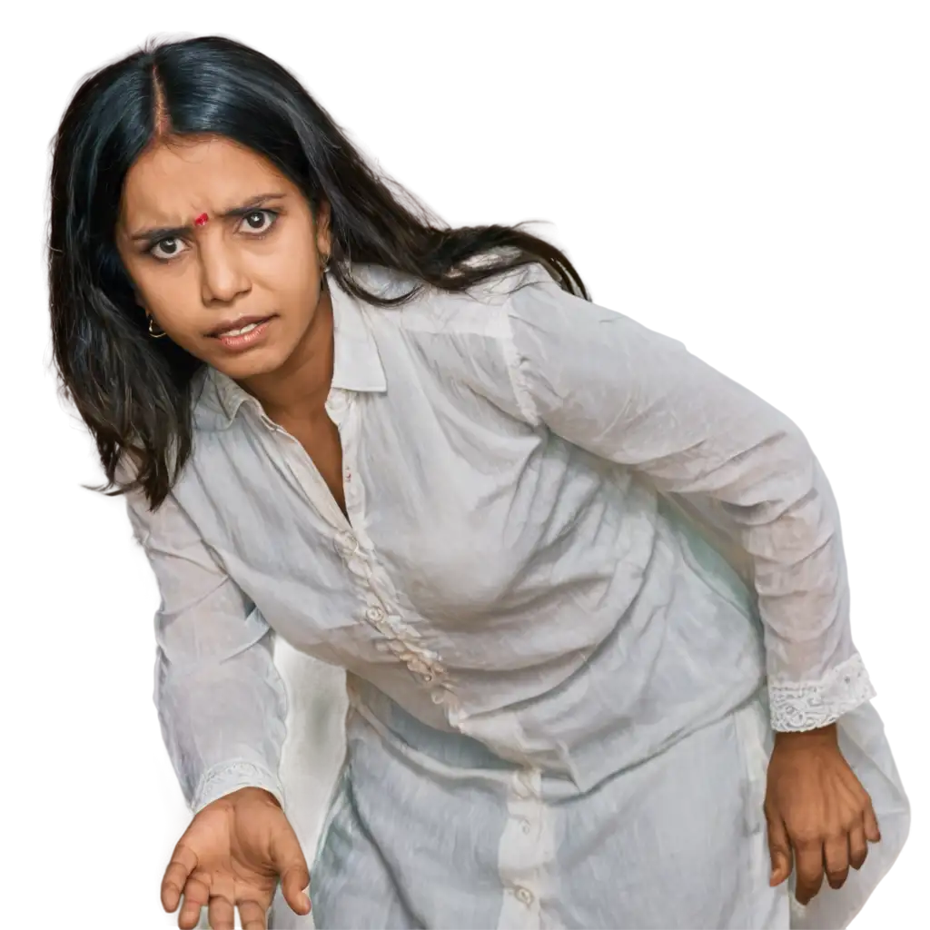 PNG-Image-of-an-Indian-Woman-Possessed-by-a-Ghost-Hauntingly-Realistic-Artwork