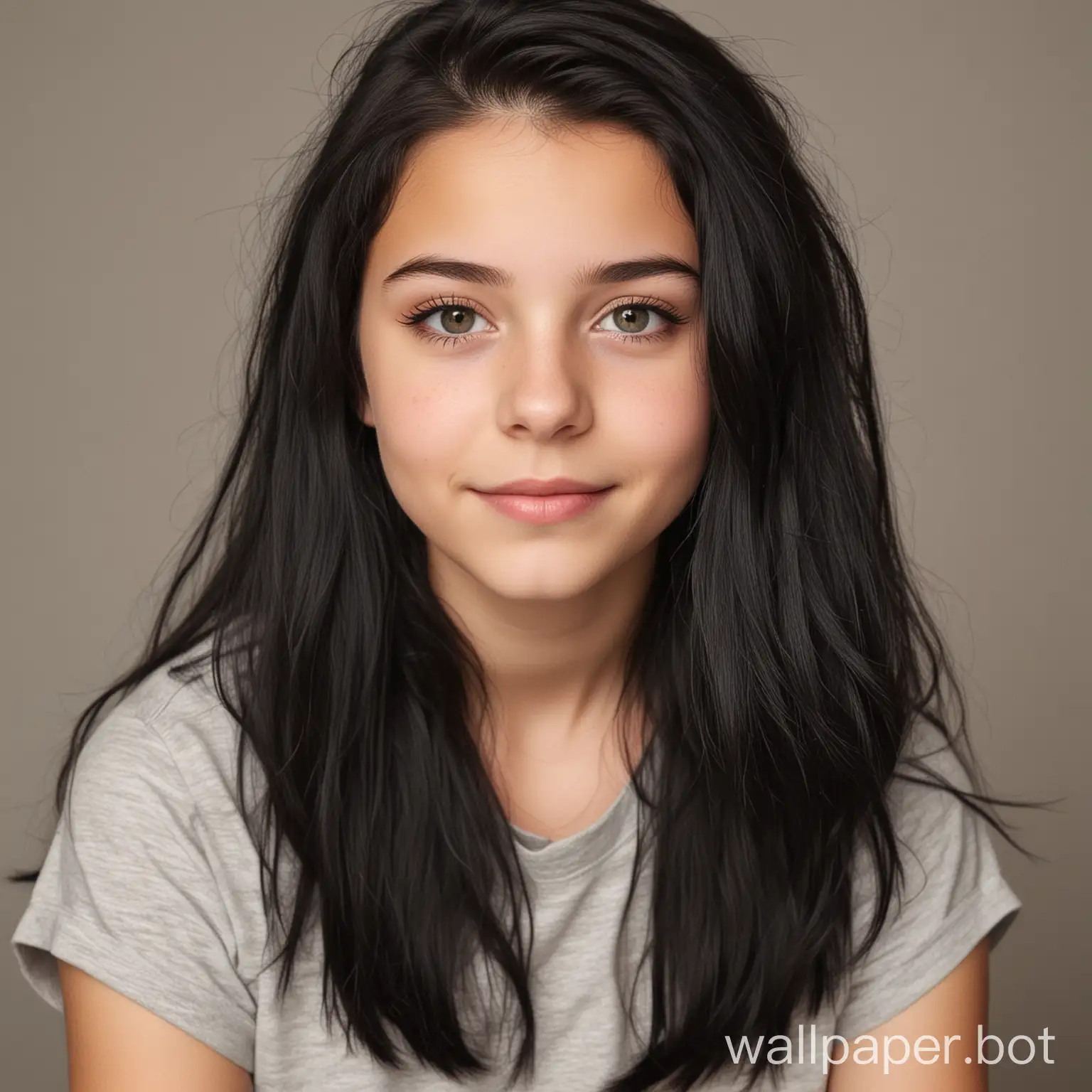 12 year old girl black hair