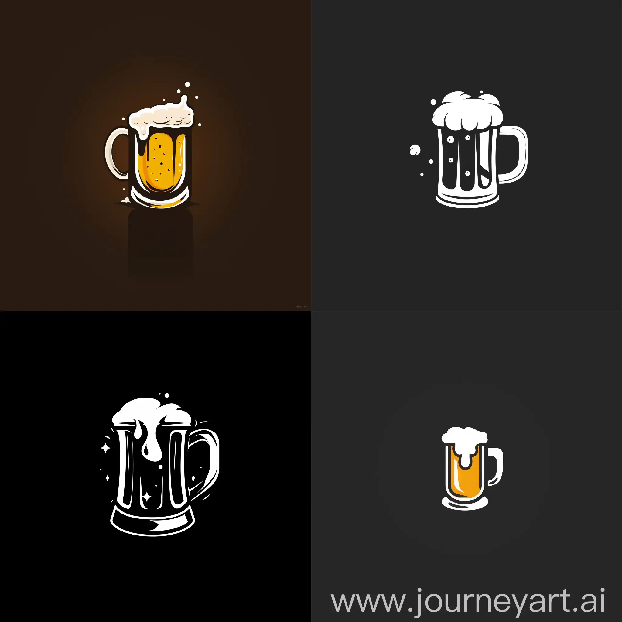 Contemporary-Bar-Logo-Design-with-Beer-Mug-and-Foam