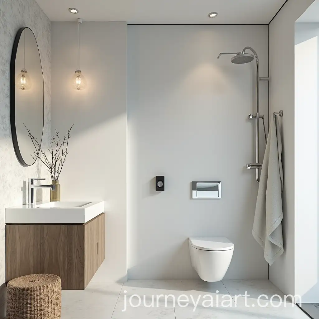 Modern-Bathroom-with-Plumbing-Partition