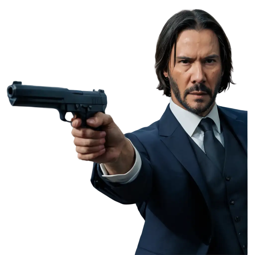 John-Wick-CloseUp-Aiming-Weapon-PNG-HighQuality-Action-Image-for-Dynamic-Visuals