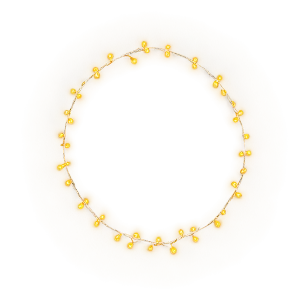 Elegant-Circular-Yellow-Garland-Lights-on-Snow-PNG-Image-for-Stunning-Visuals