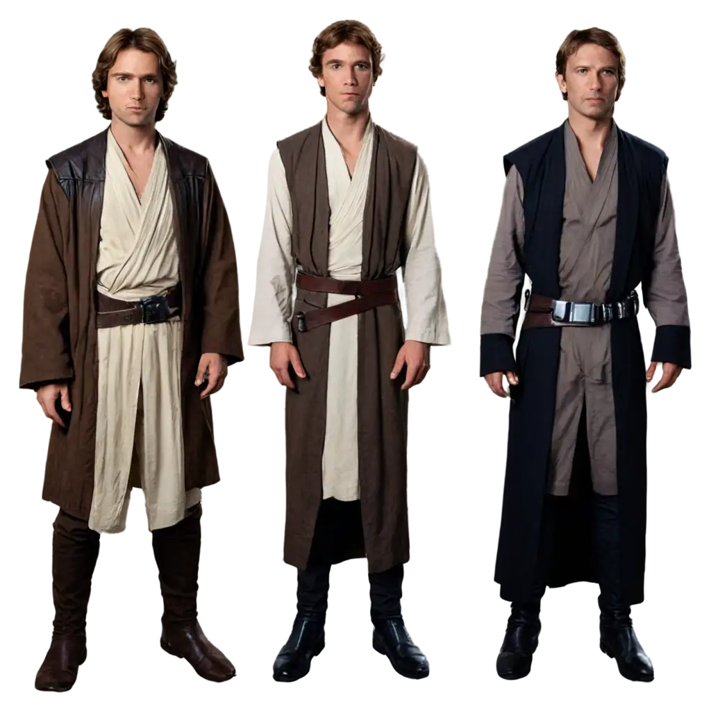 Five-Star-Wars-Male-Jedi-Characters-Standing-Together-PNG-Image-High-Quality-for-Digital-Art-and-Design