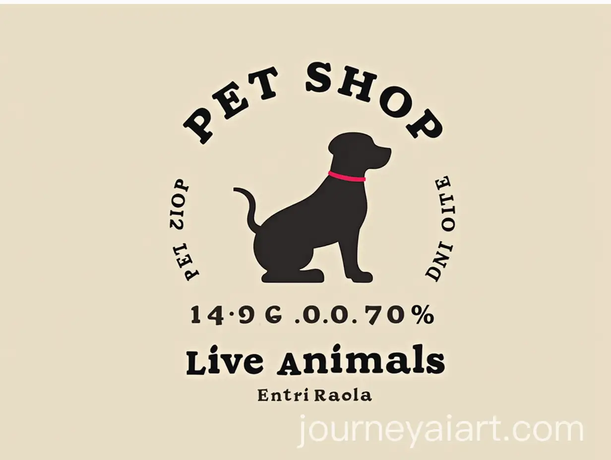 Colorful-Logotypes-Featuring-Live-Animals-for-a-Pet-Shop